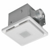 110 CFM Bathroom Exhaust Fan with Bluetooth Speakers and LED Light
