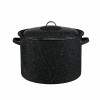 21 QT Stock Pot Black