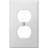 1G WHT Outlet Wallplate