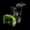 Greenworks 24 In. 80V Dual Stage Snow Thrower Kit with (2) Batteries & Charger
