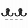 BLK DBL CLOTHES HOOK
