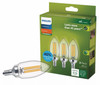 3PK 60W B11 SW LED Bulb