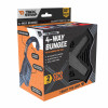 2PK BLK 4-Way Bungee
