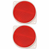 2PK 3-1/4 RED REFLECTOR