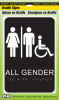 BRAILLE ALL GENDER SIGN