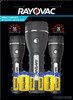 3PK RUBB LED FLASHLIGHT