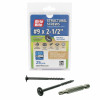 Grip-Rite PrimeGuard Plus #9 x 2.5 In. Flat Washer Head Structure Screw (25-Count)