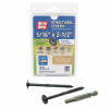 Grip-Rite PrimeGuard Plus 5/16 In. x 2.5 In. Flat Washer Head Structure Screw (25-Count)