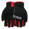 MED B/R SYN LTHR GLOVE