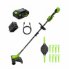Greenworks 24V 13 In. String Trimmer with 4.0Ah Battery