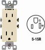 IVORY DUPLEX OUTLET