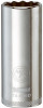 SAE Socket, Deep, 12-Point, 15/16 In., 1/2 In. Drive