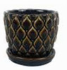 5" CHSTBRN CASSIA POT