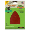 Detail Sanding Sheets, Aluminum Oxide, 100-Grit, 3.5 x 5 In., 5-Pk.