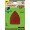 Detail Sanding Sheets, Aluminum Oxide, 60-Grit, 3.5 x 5 In., 5-Pk.