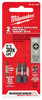 Shockwave #2 Phillips Impact Insert Driver Bits, 1 In., 2-Pk.