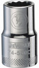SAE Socket, Shallow, 12-Point, 1/2 In., 1/2 In. Drive