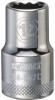 Metric Shallow Socket, 12-Point, 1/2 In. Drive, 12mm