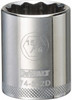 SAE Socket, Shallow, 12-Point, 15/16 In., 1/2 In. Drive