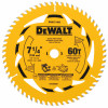 Circular Saw Blade, 60 Tooth, 5/8 In. Arbor, 7-1/4 In.