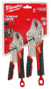 2-Pc. Curved Jaw Locking Pliers Set, Overmold Grips