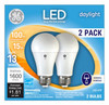 LED Light Bulbs, Daylight, Dimmable, 1600 Lumens, 15 Watt, 2-Pk.