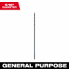 Thunderbolt Long Black Oxide Drill Bit, 12 x 5/16 In