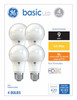 LED 5.2w. A19 Soft White, Md Base, 4pk
