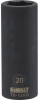 Metric Deep Impact Socket, 6-Point, Black Oxide, 1/2 In. Drive, 120mm