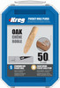 Oak Plugs, 3/8-In., 50-Pk.