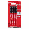 Inkzall Ultra Fine Point Pens, Black, 4-Pk.