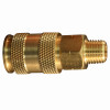 Compression Coupler, V-Style, Male, 1/4 In. NPT