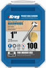 Pocket Hole Screws, Self-Drilling, Pan Head, #7 Fine  x 1-In., 100-Ct.