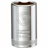 SAE Socket, Shallow, 6-Point, 3/8 In., 1/4 In. Drive