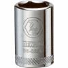 SAE Socket, Shallow, 6-Point, 7/16 In., 1/4 In. Drive