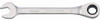 Metric Ratcheting Combination Wrench, Long-Panel, 8mm