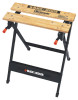 Workmate Portable Workbench & Vise, Steel Frame/Wooden Vise Jaws