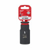 Shockwave SAE Deep-Well 6-Point Impact Socket, 1/2 In. Drive, 1 In.