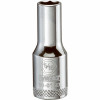 SAE Socket, Deep, 6-Point, 5/16 In., 3/8 In. Drive