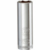 SAE Socket, Deep, 6-Point, 7/16 In., 1/4 In. Drive