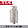SDS Max & Spline Carbide Tip Core Bit, Thick Wall, 2-1/2 In.
