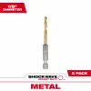 Shockwave Red Helix Titanium Impact Drill Bits, 1/8 In., 5-Pk.