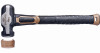 Engineering Hammer, 4 lb Sledge hammer with Removable Soft Mallet Cap & Bi-Material Shock Absorbing & Vibration Dampening Handle, 3% Donated to Veterans, Black/Tan