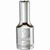 SAE Socket, Deep, 6-Point, 1/4 In., 3/8 In. Drive