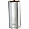 Metric Deep Socket, 6-Point, 3/8 In. Drive, 21mm