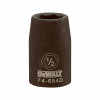 SAE Impact Socket, 6-Point, Black Oxide, 1/2 In. Drive, 1/2 In.
