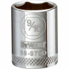 SAE Socket, Shallow, 6-Point, 9/16 In., 3/8 In. Drive
