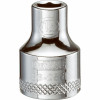 SAE Socket, Shallow, 6-Point, 1/4 In., 3/8 In. Drive