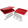 56-Pc. SAE & Metric 6-Point Ratchet & Socket Set, 3/8 In. Drive