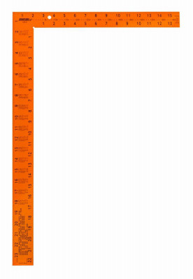 Carpenter Framing Square, Steel, 16 x 24 In.